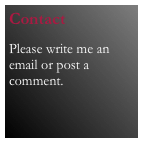 Contact
Please write me an email or post a comment.